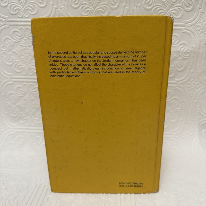 Linear Algebra by Larry Smith (English) Hardcover Book gallery