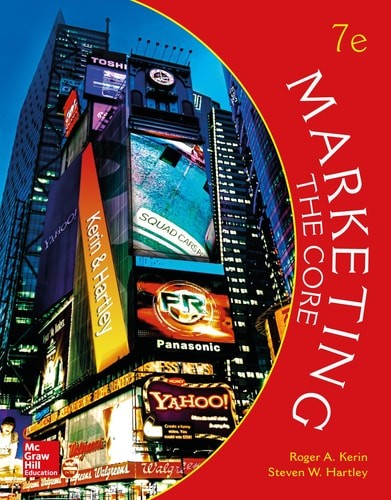 Marketing: The Core, Kerin, Roger,Hartley, Steven, Good Book