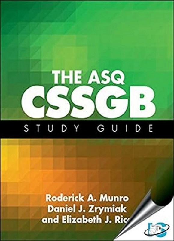 The ASQ CSSGB Study Guide – Never Used – US seller