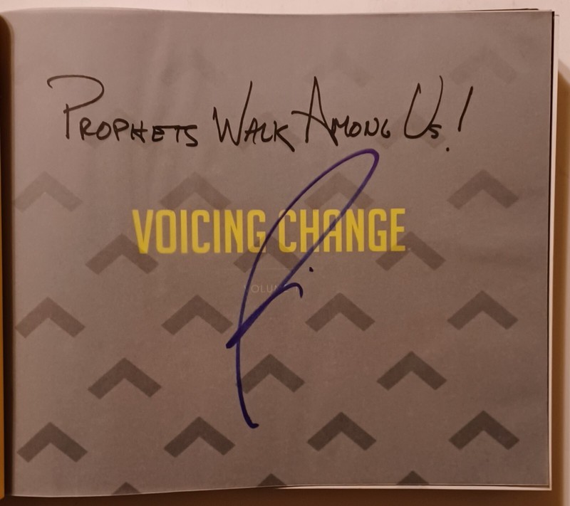 VOICING CHANGE - RICH ROLL PODCAST - HARDBACK BOOK - AUTOGRAPHED - 288 PAGES gallery