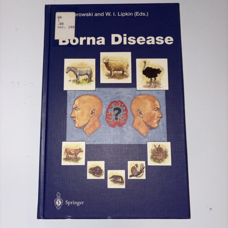 Current Topics In Microbiology And Immunology Volume 190: BORNA DISEASE