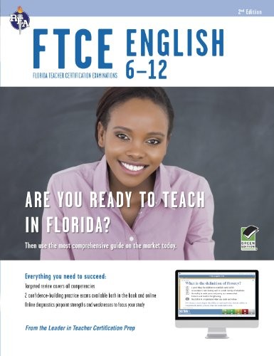 FTCE ENGLISH 6-12 BOOK + ONLINE (FTCE TEACHER By Mendoza Alicia Ed.d.