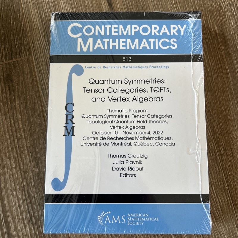 AMS Contemporary Mathematics Quantum Symmetries – Thomas Creutzig