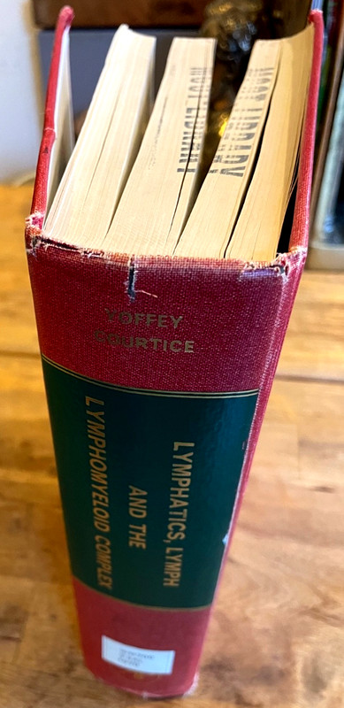 Yoffey & Courtice. 1970. Lymphatics, Lymph and the Lymphomyeloid Complex.