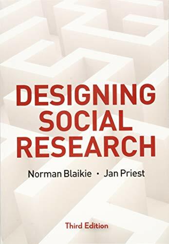 Designing Social Research: The Logic of Anticipation by Blaikie, Priest New+=