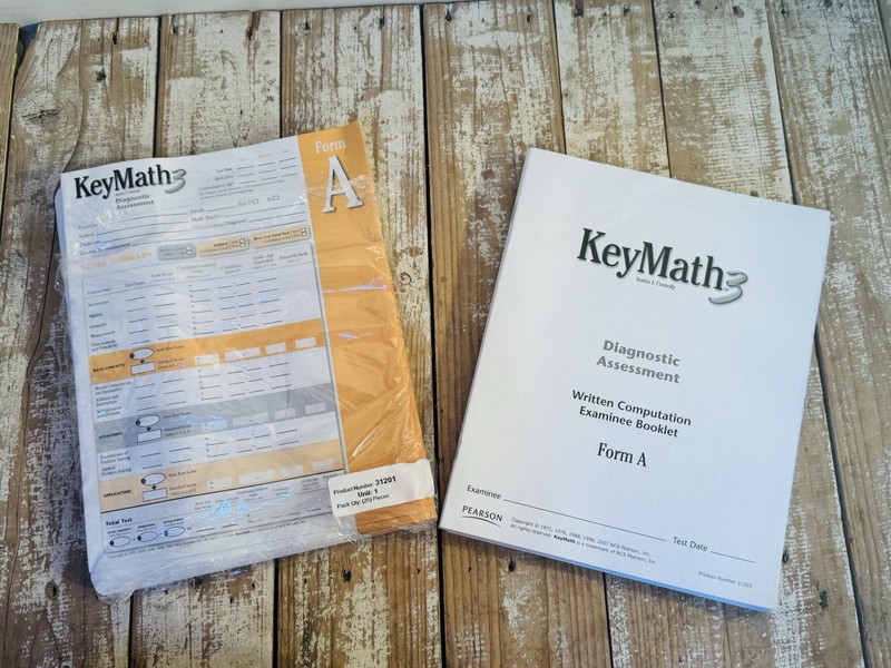 KeyMath-3 Diagnostic Assessment Form A Complete Set With Carrying Bag gallery