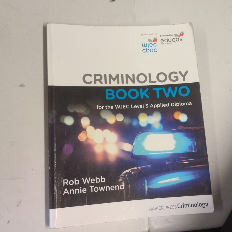 Criminology Book Two for the WJEC Level 3 Applied Diploma