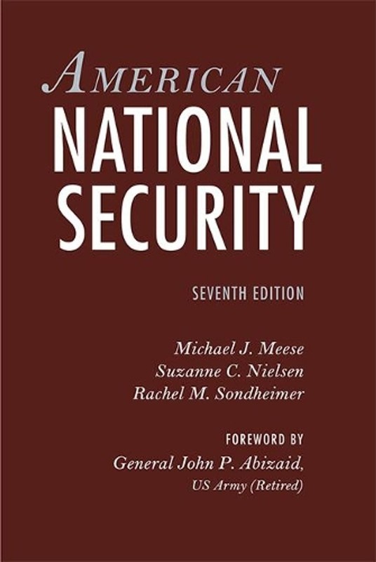 American National Security by Michael J. Meese (English) Paperback Book
