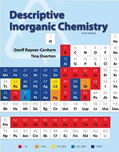 Descriptive Inorganic Chemistry Hardcover Geoff, Overton, Tina Ra