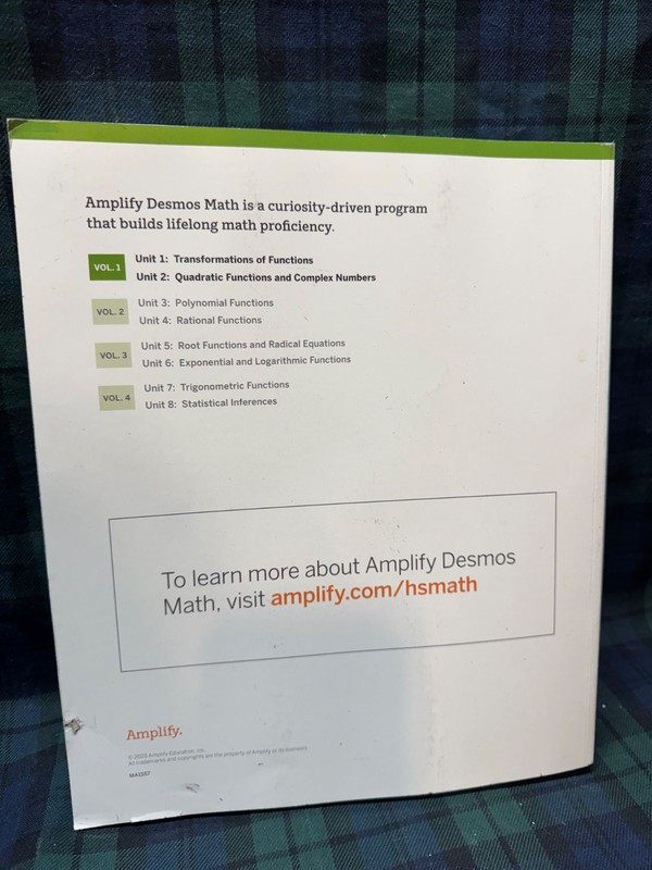 Amplify Desmos Math Algebra 2 Units 1-2 Sampler gallery