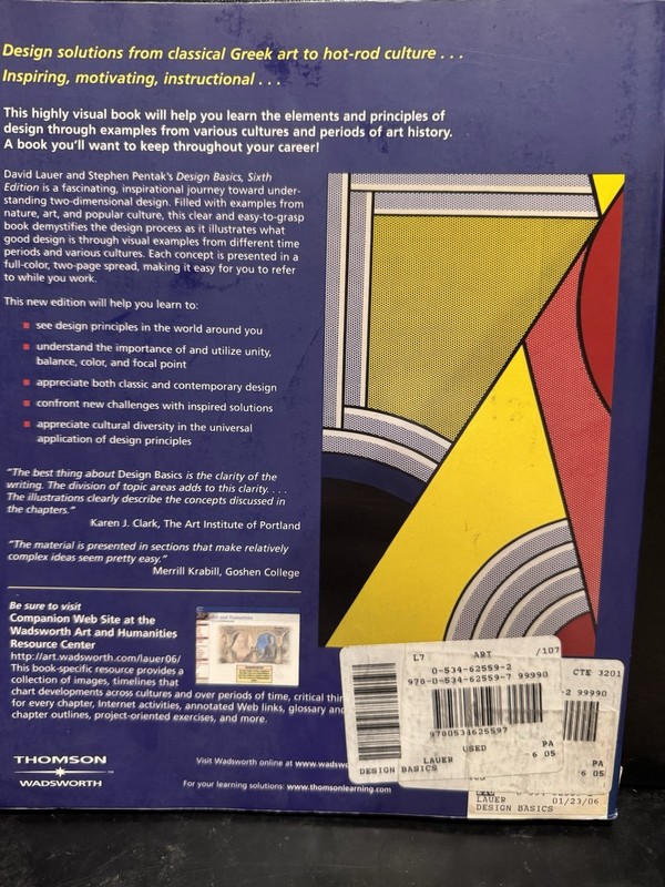 Design Basics 6th Edition David Lauer Stephen Pentak 2005 Thomson Wadsworth gallery