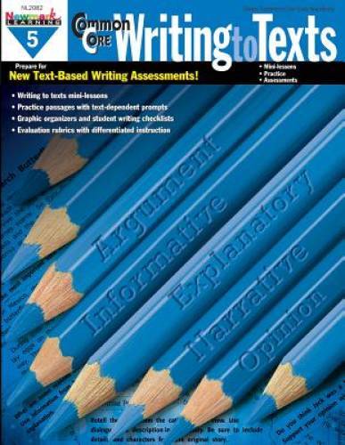 Common Core Practice Writing to Texts Grade 5 – Paperback – GOOD