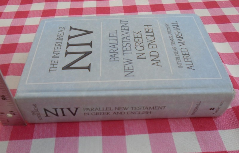 The Interlinear NIV Parallel New Testament in Greek and English Hardcover gallery