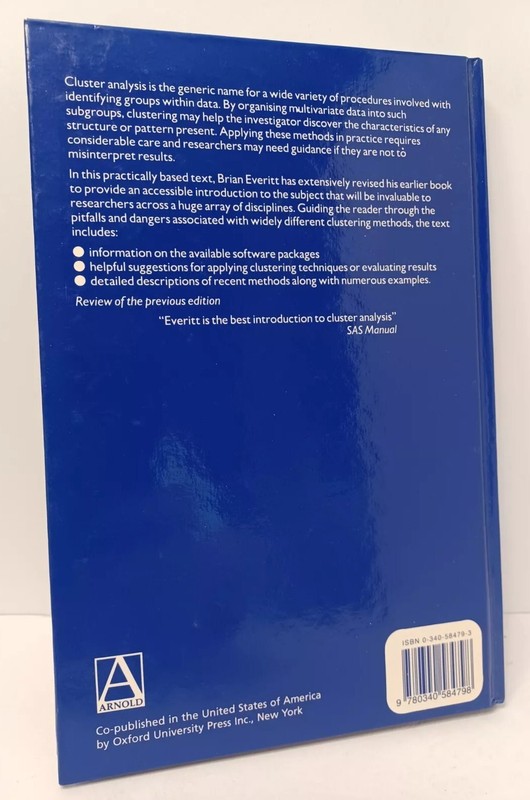 Cluster Analysis Third Edition by Brian Everitt - Hardcover gallery