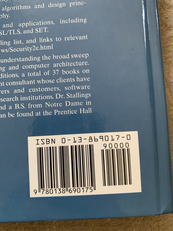 Cryptography and Network Security : Principles and Practice by William Stallings gallery