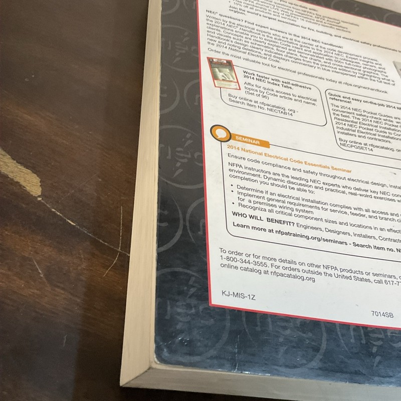 NFPA 70 National Electrical Code (NEC) 2014 Edition – Softcover – NFPA Code Boo gallery
