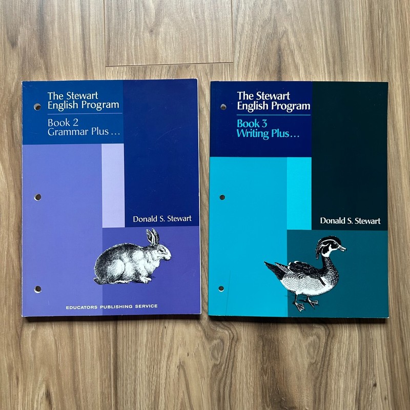 BRAND NEW Stewart English Program Books 2 and 3 (Writing Workbooks)