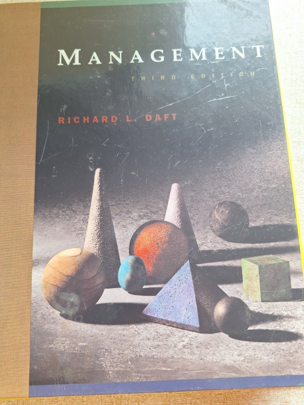 Management Textbook Vintage Hardcover