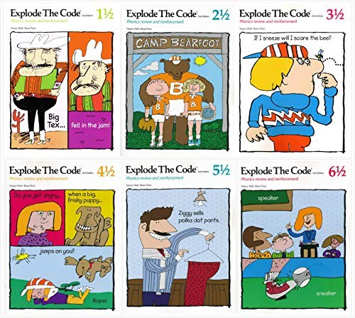 Explode the Code 1 1/2–6 1/ (Phonics review and reinforcement) – Hall