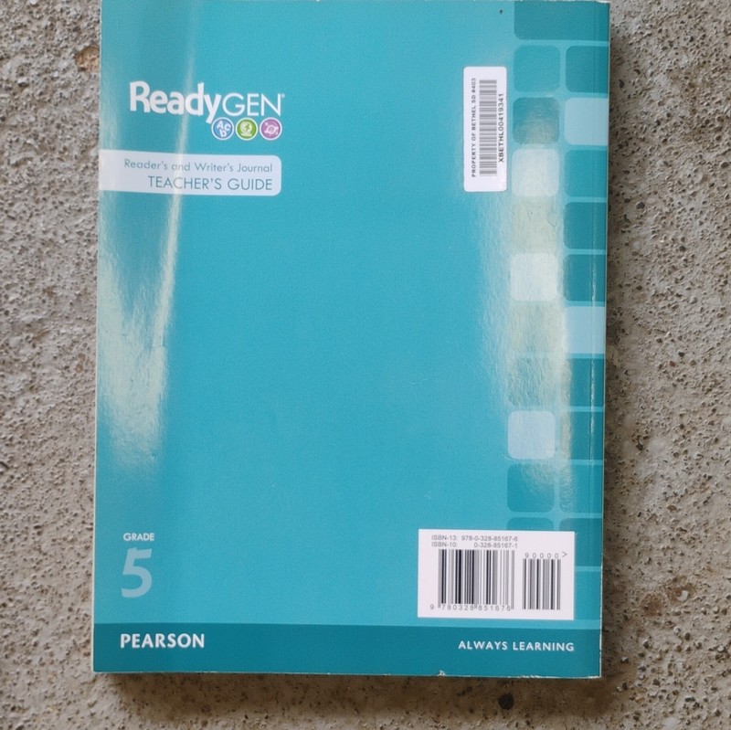 Pearson ReadyGEN Grade 5 Reader's & Writer's Journal Teacher's Guide 2014 PB gallery
