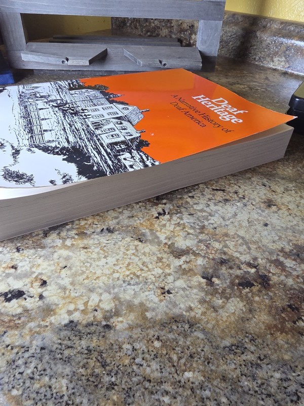 Deaf Heritage: A Narrative History of Deaf America by J. Gannon, Softcover, 1981 gallery