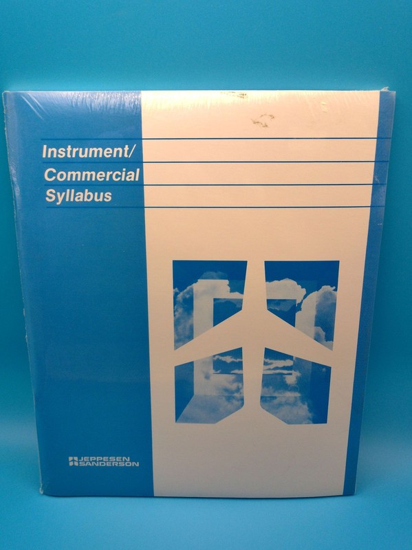 Jeppesen Sanderson Instrument Commercial Syllabus Stage I Exam Pilot Sealed 1992