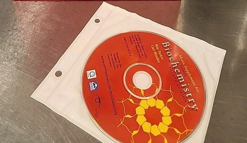 Biochemistry Lubert Stryer 1999 Media Supplement cd ONLY from The 7th Printing