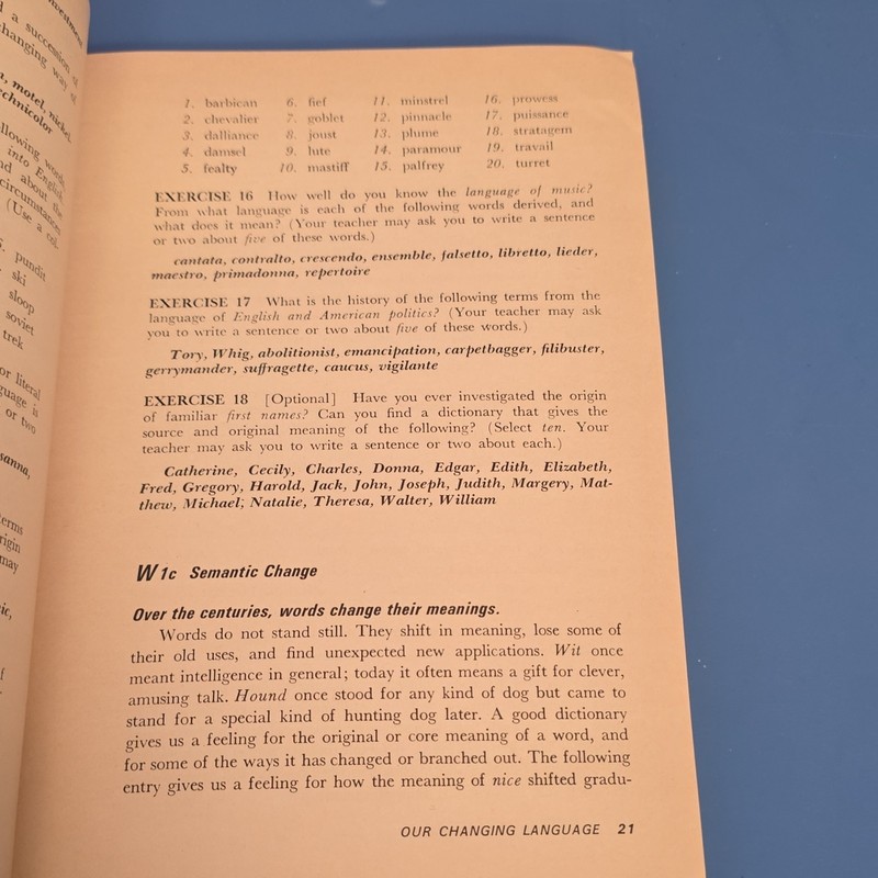 Hans P. Guth Language III: Your Language and Its History PB Textbook 1971 gallery