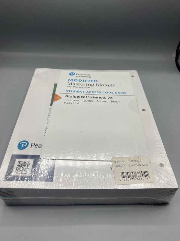 Biological Science (7th Edition) - Binder Ready By Freeman, Scott NEW IN PLASTIC gallery