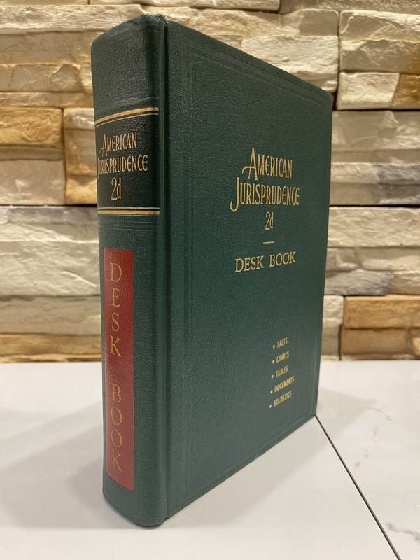 American Jurisprudence 2d State and Federal Second Edition Desk Book Facts HC