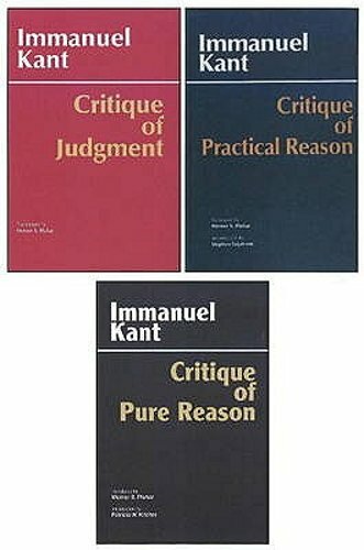 Three Critiques, 3-volume Set: Vol. 1: Critique of Pure Reason; Vol. 2: Critique