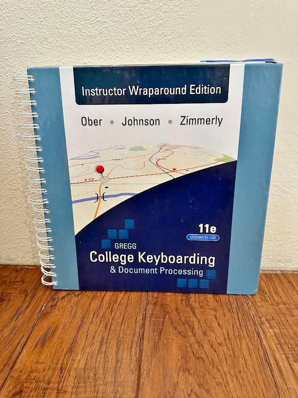 INSTRUCTORS College Keyboarding Document Processing Jack E. Johnson, Scot Ober gallery