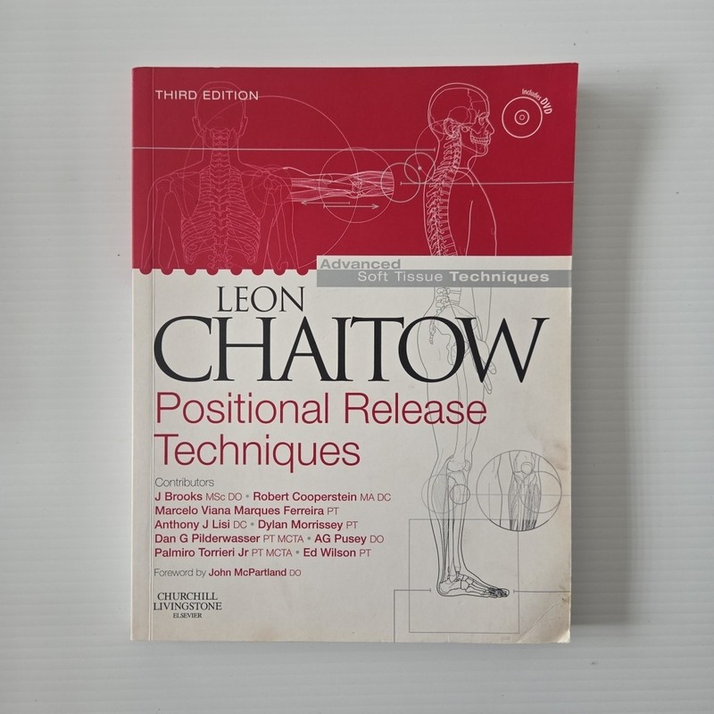 Leon Chaitow Positional Release Techniques Book & DVD Advanced Soft Tissue Tech