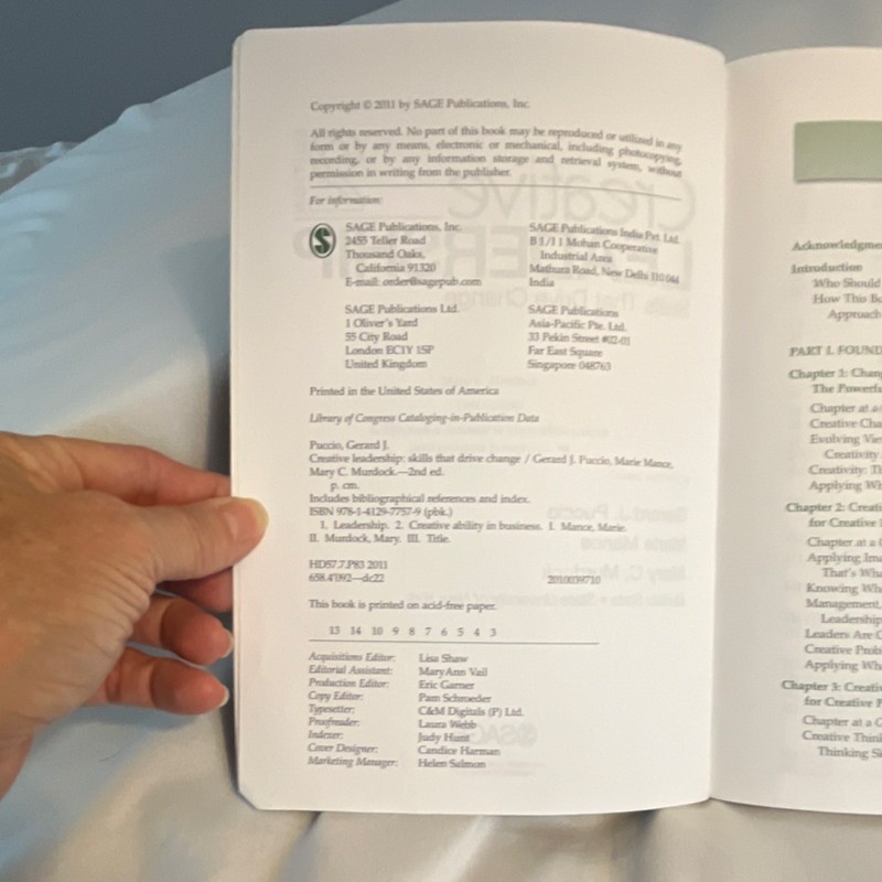 SAGE Publications Creative Leadership Skills That Drive Change 2nd Ed Paperback gallery