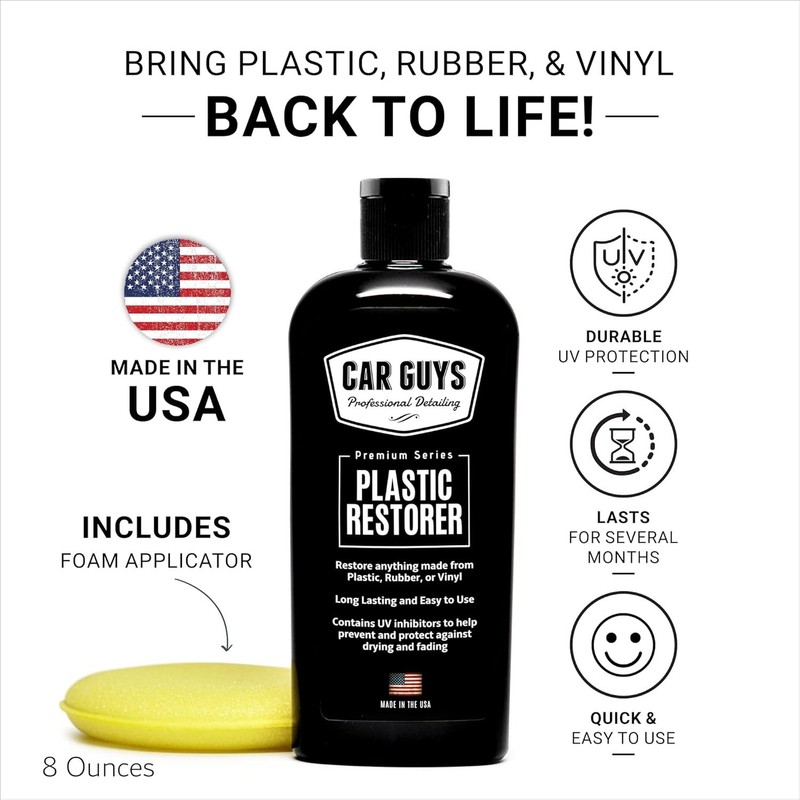 Erase Dullness: Effective Plastic Restorer Kit with Safe Formula - Made in USA gallery