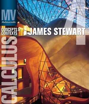 Multivariable Calculus: Concepts and – Hardcover, by Stewart James – Good