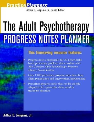 The Adult Psychotherapy Progress Notes Planner (PracticePlanners) – GOOD