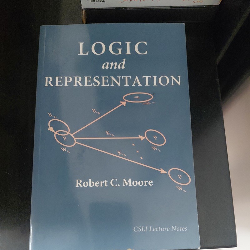 Lecture Notes Ser.: Logic and Representation by Robert C. Moore (1994, Trade…