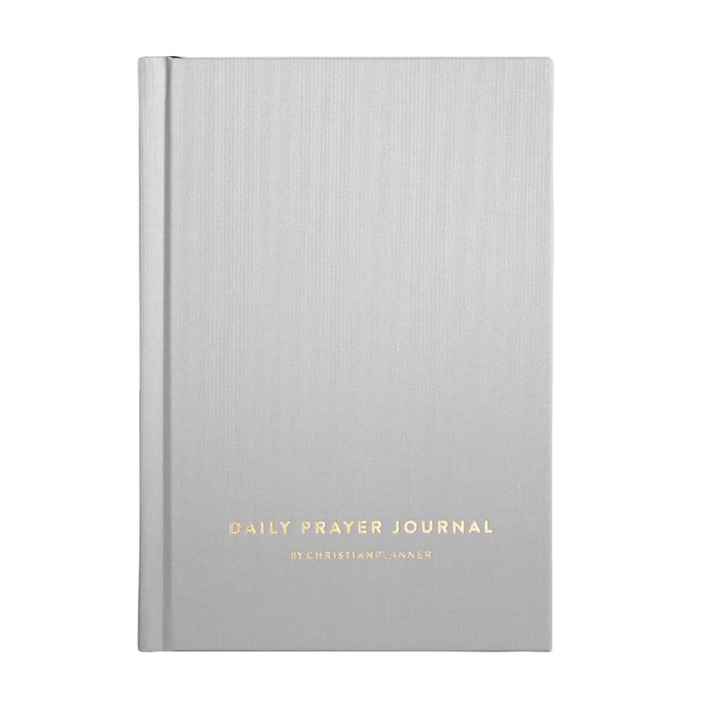 Christian Planner Daily Prayer Journal – Faith Based, 6 Month Undated Gratit…