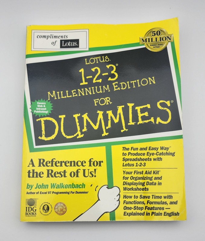 Lotus 1-2-3 For Dummies Quick Reference (For Dummies Computer Book), Acceptable