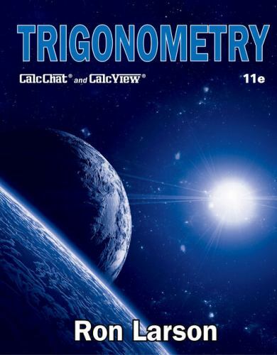 Trigonometry : With Calcchat and Calcview, Hardcover by Larson, Ron, Used Goo…
