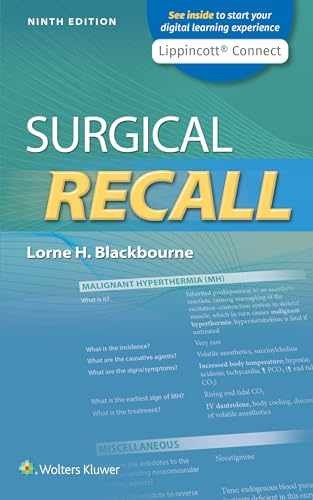 Surgical Recall (Lippincott – Paperback, by Blackbourne Lorne – Very Good z