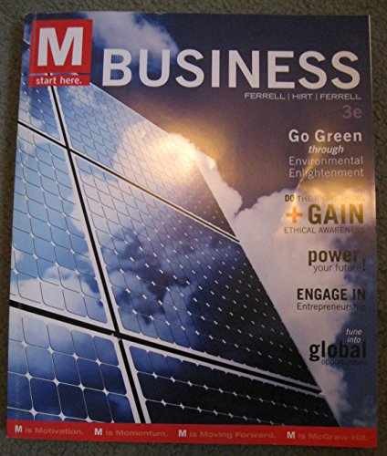 M: Business – Paperback, by Ferrell O. C.; Hirt Geoffrey; Ferrell – Acceptable