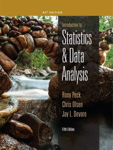 K12HS INTRO STATISTICS/DATA ANALYSIS, 5e by Roxy Peck