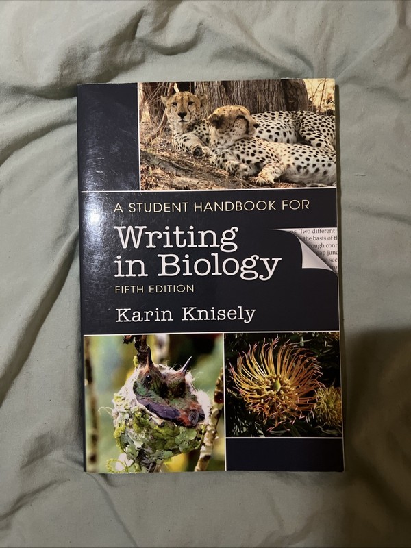 Student Handbook for Writing in Biology by Karin Knisely (2017, Trade Paperback)
