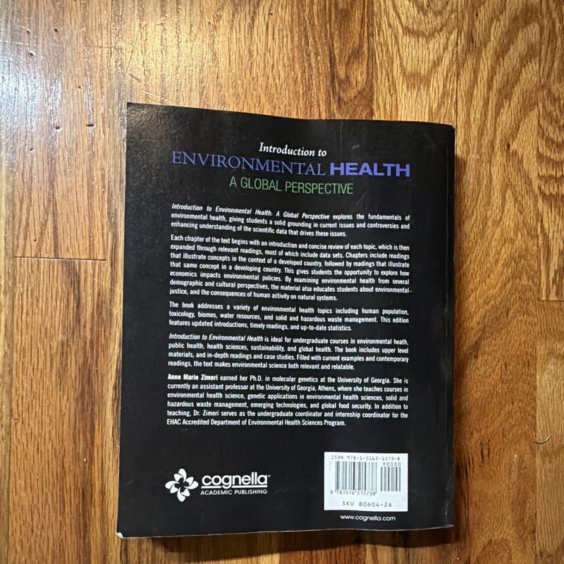 Introduction to Environmental Health: A Global Perspective 2nd Ed Zimeri PB 2013 gallery