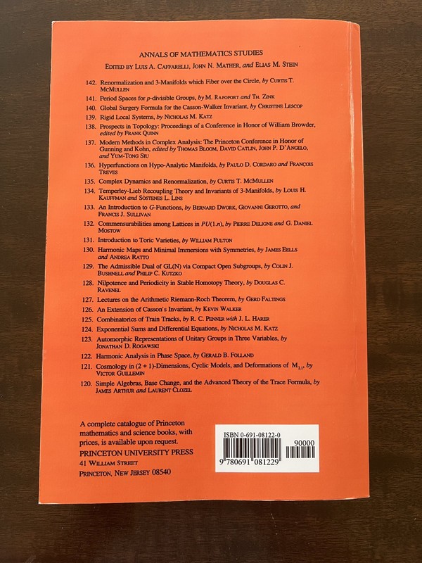 Characteristic Classes, James Stasheff & John Milnor, GOOD, [1st Edition] gallery
