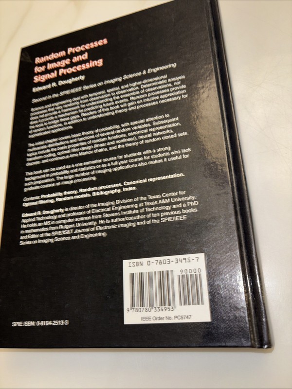 Random Processes for Image & Signal Processing Edward R. Dougherty-HC-1999-VG+ gallery
