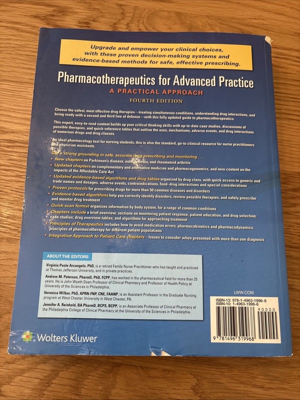 Pharmacotherapeutics for Advanced Practice: A Practical Approach gallery
