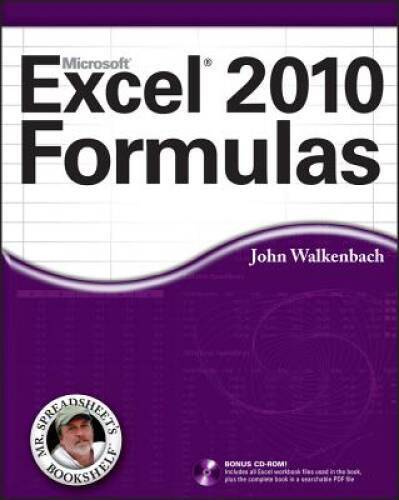 Excel 2010 Formulas – Paperback By Walkenbach, John – ACCEPTABLE